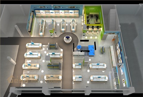 中國電信展柜-常熟方塔