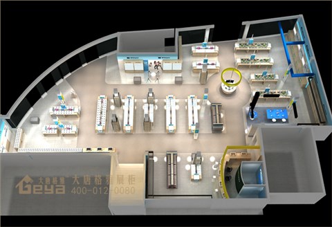 電腦手機展柜-淮安3C賣場